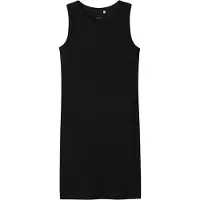 Name it Kjole - Rib - Slim - Noos - NmfNakal - Sort - - 14 år (164) - Kjole