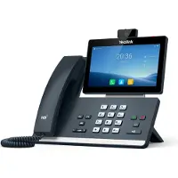 Yealink T58W - VoIP-telefon med opkalds-ID - 10-party opkaldskapacitet - SIP, SIP v2 - 16 linjer - klassisk grå - med CAM50 kamera