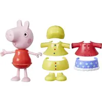 Pipsa Possu Peppa Pig Dress-Up figur med 6 let-p modetilbehr 6-tommer dukke frskolelegetj til piger og drenge 3 og opefter