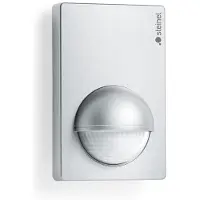 Steinel IS 180-2, Infrarød sensor, Ledningsført, Væg, Sølv, IP54, 2000 Lux