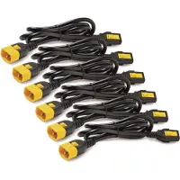APC - Strømkabel - power IEC 60320 C13 til IEC 60320 C14 - 10 A - 61 cm - sort - Global - for P/N: SCL500RMI1U, SCL500RMI1UC, SCL500RMI1UNC, SMTL1500RMI3UC, SMTL750RMI2UC