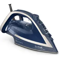 Tefal Ultragliss Anti-Calc Plus FV6830 - Dampstrygejern - såleplade: Durilium Airglide - 2800 W - mørkeblå/sølv