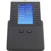 Cisco IP Phone 8865 Key Expansion Module - Modul til forøgelse af taster for VoIP-telefon - brunsort - for IP Phone 8865