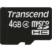 Transcend Micro Sdhc 4gb Class 4 Hukommelseskort