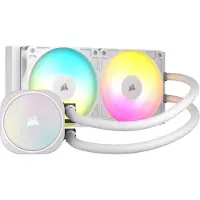 Corsair Nautilus 240 RS ARGB - Processors flydende kølesystem - Radiatorstørrelse: 240 mm - (for: LGA1851, LGA1700, AM5, AM4) - kobber - 120 mm - hvid