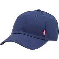 Levi's Hætte 'Classic Twill Baseball Cap' ensian / rød / hvid