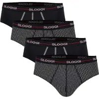 Sloggi Slip rød / sort / hvid