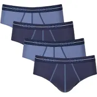 Sloggi Slip mørkeblå / hvid