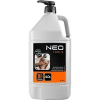 Neo Tools Gel, orange, håndvaskepasta til fjernelse af genstridigt snavs - 4 liters flaske med pumpe
