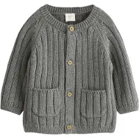 Next Cardigan grå / hvid
