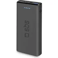SBS TTBB10000FASTK, 10000 mAh, Lithium polymer (LiPo), Sort