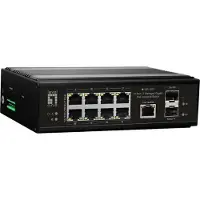 Level One Igp-1061 Managed L2 Gigabit Ethernet (10/100/1000) Poe Black Switch