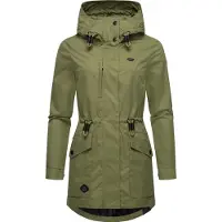 Ragwear Funktionsjakke 'Alysa' oliven / sort