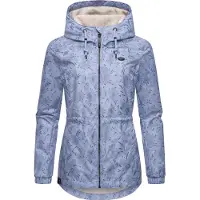 Ragwear Funktionsjakke 'Dankka Spring' røgblå / himmelblå
