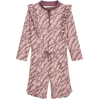 Playshoes Badedragt violetblå / bær / rød / hvid