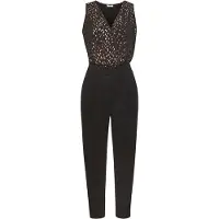 LASCANA Jumpsuit guld / sort