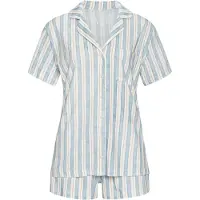 Vivance Pyjamas 'Dreams' himmelblå / fersken / hvid