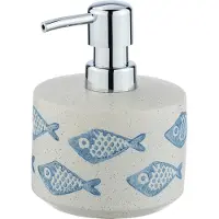 Wenko Håndsæbedispenser keramisk AQUAMARIN