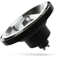 Spectrum LED AR111 LED-pære Spot GU10 12W/830 1050 lumen sort