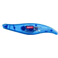 BIC Tipp-Ex Exact Liner ecolutions - Korrektionsrulle - 5 mm x 6 m - polyester - transparent blåt etui (pakke med 10)