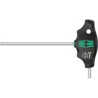 Wera 05023343001, T-håndtag unbrakonøgle, Metric, 1 stk, 5 mm, 15 cm, 2 cm