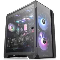 Thermaltake View 51 TG ARGB - ARGB Edition - tower - ATX - sidepanel med vindue (hærdet glas) - ingen strømforsyning (PS/2) - sort - USB/Lyd
