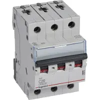 Legrand Afbryder 3P C 20A 6kA AC S303 TX3 403546