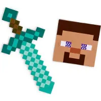 Disguise Sword & Mask Set Steve