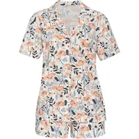 Vivance Pyjamas 'Dreams' creme / navy / lyseorange / rosé