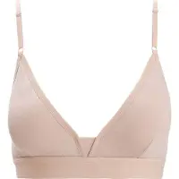 Icebreaker - Vandretøj dame - W Merino Siren Bra Praline til UnisexUld - Størrelse XS - Beige