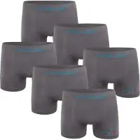 Normani Boksershorts blå / antracit