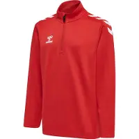 Hummel Træningstrøje Core Half Zip - Rød Børn, størrelse 152 cm