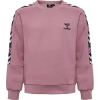 Hummel Sweatshirt 'Zoe' mørkeblå / gammelrosa / hvid