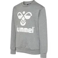 Hummel Sportsweatshirt 'Dos' grå-meleret / hvid