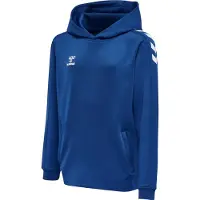 Hummel Hættetrøje Core XK Poly - Blå Børn, størrelse 140 cm