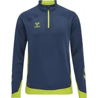 Hummel Lead Træningstrøje - Navy/Grøn, størrelse Small