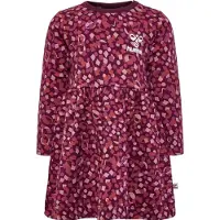 Hummel Kjole pink / rød / hvid