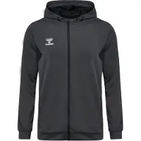 Hummel Sportssweatjakke 'Authentic' antracit / hvid