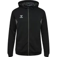 Hummel Sportssweatjakke 'Authentic' grå / sort / hvid