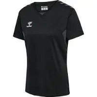 Hummel Funktionsbluse 'Authentic' grå / sort / hvid