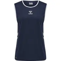 Hummel Basketball Trøje - Navy/Hvid, størrelse Large