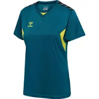 Hummel Funktionsbluse 'AUTHENTIC' gul / grå / petroleum / sort