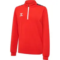 Hummel Sportsweatshirt 'Authentic' cranberry / sort / hvid