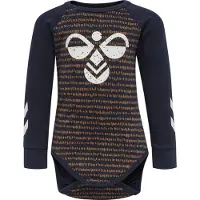 Hummel Body L/Æ - hmlBuster - Black Iris - - 1 år (80) - Body L/Æ