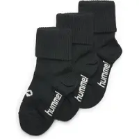 Hummel Strømper - HMLSora - 3-pak - Sort - - 18/20 - Strømper