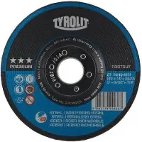 Tyrolit Skrubskive forsat PREMIUM 125X7X22,23 Stål/INOX 5313 - (10 stk.)