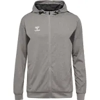 Hummel Sportssweatjakke 'AUTHENTIC' stone / hvid