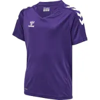 Hummel T-Shirt - hmlCore XK Poly - Acai/Hvid - - 10 år (140) - T-Shirt