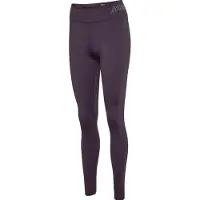 Hummel Sportsbukser 'Fundamental' aubergine / hvid