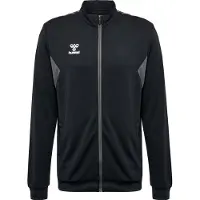Hummel Sportssweatjakke 'Authentic' grå / sort / hvid